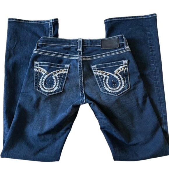 Jean Crop (court) Big Star Liv - Taille 27 - Occasion Très Bon état - Style Décontracté